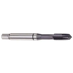 Shark Line 7798661 E334 Machine DIN Spiral Point Tap With Black Shark, Right Hand Cutting, M3x0.5 Thread, B Chamfer, 3 Flutes, TiAlN, HSS-E-PM