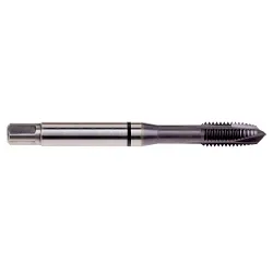 Shark Line 7798666 E334 Machine DIN Spiral Point Tap With Black Shark, Right Hand Cutting, M10x1.5 Thread, B Chamfer, 3 Flutes, TiAlN, HSS-E-PM