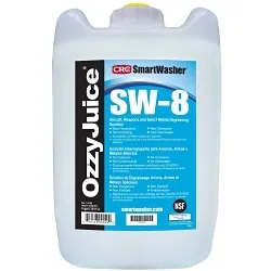 SmartWasher® 14722 OzzyJuice® SW-8 Aircraft Non-Flammable Water Based Weapons Degreasing Solution, 5 gal Pail, Clear, Liquid, 200 deg F Flash