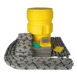 SPC® AllWik® SKA-95 Overpack Spill Kit, 95 gal Drum, Fluids Absorbed: Universal