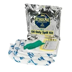 SPC® SKO-ATK Attack Pac® Portable Spill Kit, Bag, Fluids Absorbed: Oil