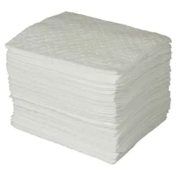 SPC® MAXX® SPC300 Enhanced Mediumweight Perforated Absorbent Pad, 19 in L x 15 in W x 1 ply THK, 30 gal Absorption, Meltblown Polypropylene