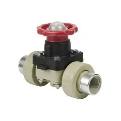 Spears® 2721-005PSR Diaphragm Valve, 1/2 in Nominal, Special Reinforced FNPT End Style, Polypropylene Body, Domestic
