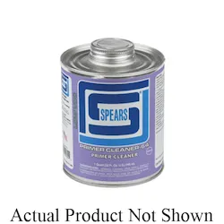 Spears® PC64P-040 Primer Cleaner-64 Low VOC Primer and Cleaner, For Use With All Types, Classes and Schedules of PVC and CPVC Plastic Pipes and Fittings, Purple, 1 gal Container