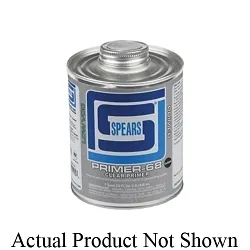 Spears® PRIM68C-005 Primer-68 Low VOC Primer, For Use With All Types, Classes and Schedules of PVC and CPVC Plastic Pipes and Fittings, Clear, 1/4 pt Container