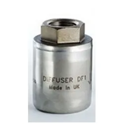 Spirax Sarco 1550490, DF1 Trap Diffuser, 3/4 in NPT, 1-1/2 in Dia x 2.3 in L, Stainless Steel