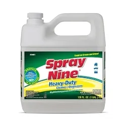 Spray Nine® 26801 MP Series Multi-Purpose Cleaner and Disinfectant, 1 gal Spray Bottle, Citrus Odor/Scent, Clear, Liquid Form