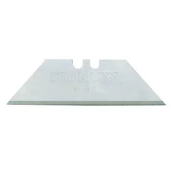 Stanley® 1992® 11-921 Heavy Duty Utility Knife Blade, Sharp Point/Straight Edge, 2-7/16 in L x 3/4 in W, 0.024 in THK, High Carbon Steel