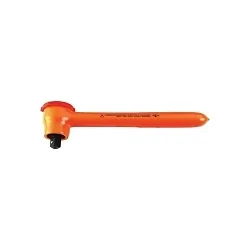 Proto® FACOM® J.151AVSE VSE Insulated Ratchet, 3/8 in Drive, Round Head, 7 in OAL