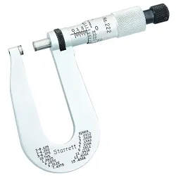 Starrett® 220ZZ-1 Deluxe Micrometer Case, For Use With 220 Series Mul-T-Anvil Micrometer, Steel/Vinyl