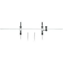 Starrett® C251C Trammel, For Use With 20 in Beam, Steel