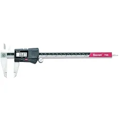 Starrett® EC799A-8/200 EC799 Global Series® Electronic Digital Caliper, 0 to 8 in, Graduations 0.0005 in, 3/4 in Inside x 2 in Outside D Jaw, Stainless Steel