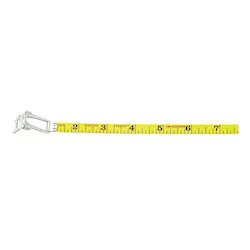 Starrett® LHY530-100 Replacement Blade, Polyurethane/Enamel Coated, For Use With Steel Long Line Measuring Tapes, 1/8 in, PI in Graduation, Yellow