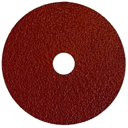 Tiger® Aluminum 60410 Fast Cut High Performance Long Life Performance Line Coated Abrasive Disc, 5 in Dia Disc, 7/8 in Center Hole, 24 Grit, Extra Coarse Grade, Arbor Attachment
