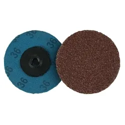 Tiger® AO 60040 Blending Disc, 2 in Dia Disc, 36 Grit, Very Fine Grade, Aluminum Oxide Abrasive, Hub Attachment