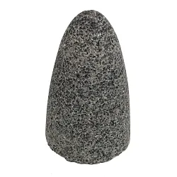 Tiger® AO 68310 Long Life Portable Grinding Cone, 2 in Dia Max, 3 in THK Head, 24 Grit, R Grade, Aluminum Oxide Abrasive