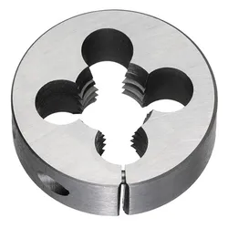 Titan USA TE80127 790 Adjustable Round Split Die, 1/4-20 UNC Thread, 1 in OD Die, Carbon Steel