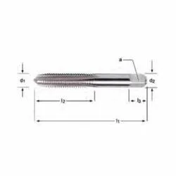 Union Butterfield® 6009078 1700M General Purpose Union Butterfield® Straight Flute Hand Tap, Right Hand Cutting, M1.8x0.35 Thread, D3 Thread Limit, Tapered Chamfer, 2 Flutes, Bright, HSS