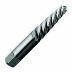 Union Butterfield® 6005062 1800 Spiral Flute Screw Extractor, #3 Extractor, 1/8 in Drill, For Screw Size: 5/16 to 7/16 in, 2-3/4 in OAL, 1/4 in Shank