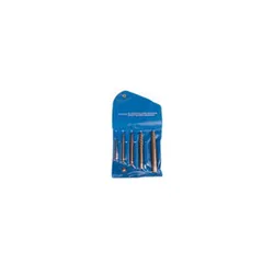 Union Butterfield® 6005098 1815 Left Hand Spiral Flute Screw Extractor Set, 5 Pieces, For Use With 1/8 to 1/4 in Pipe, 3/16 to 3/4 in Screw and Bolt, Chromium Steel