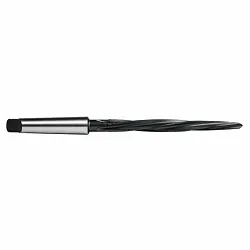 Union Butterfield® 6009880 4579 Bridge Reamer, Imperial, 5/8 in Dia x 10 in L, #2 Morse Taper Shank, Spiral Flute