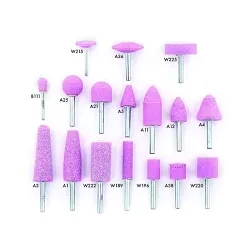 United Abrasives-SAIT 27010 Mounted Point, A1 Point, 3/4 in Dia x 2-1/2 in L Head, 1/4 in Dia Shank