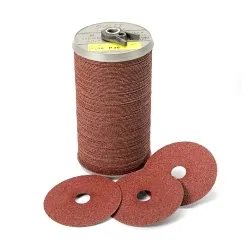 United Abrasives-SAIT 56024 Close Coated General Purpose Abrasive Disc, 4 in Dia, 5/8 in Center Hole, 24 Grit, 2A Aluminum Oxide Abrasive