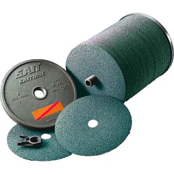 United Abrasives-SAIT 57224 High Performance Fiber Disc, 4-1/2 in Dia Disc, 24 Grit, Ceramic Abrasive