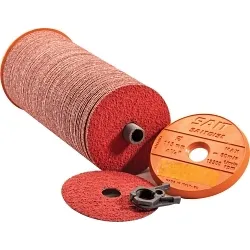United Abrasives-SAIT 58207 Fiber Disc, 4-1/2 in Dia Disc, 36 Grit, Ceramic Abrasive