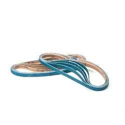 United Abrasives-SAIT Z-H Quick Ship™ 64058 Waterproof Coated Abrasive Belt, 1/2 in W x 18 in L, 36 Grit, Medium Grade, Zirconia Alumina Abrasive, Polyester Backing