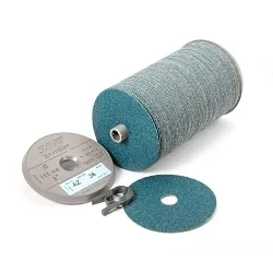 United Abrasives-SAIT 69224 Fiber Disc, 4-1/2 in Dia Disc, 24 Grit, Zirconium/Aluminum Oxide Abrasive