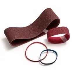 United Abrasives-SAIT 77511 Belt, 1/2 in W 18 in L, Medium Grade, Maroon