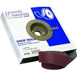 United Abrasives-SAIT 80405 DA-F Handy Utility Coated Handy Roll, 50 yd L x 1 in W, 40 Grit, Coarse Grade, Aluminum Oxide Abrasive, Cloth Backing