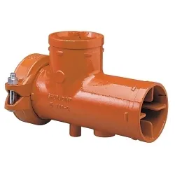 VSH SHURJOINT® SJT725G66 Shurjoint Suction Diffuser, 6 in Nominal, Groove (Fitting) End Style, Cast Iron, Import