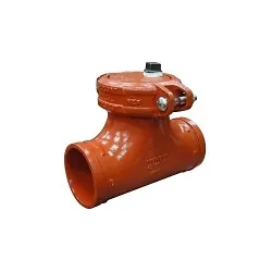 VSH SHURJOINT® SJT72810PE Shurjoint T Strainer, 10 in Nominal, 18 in OAL, Grooved Connection, Ductile Iron, Orange, Import