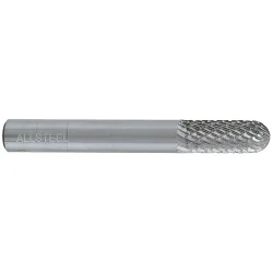 ALLSTEEL™ 01W305 01-W High Quality Wheel Brush, Radius End, Cylindrical Head, Double Cut