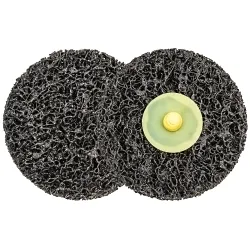 Walter Surface Technologies 04L300 Surface Cleaning Disc, 3 in Dia Disc, Extra Coarse Grade, Aluminum Oxide Abrasive, Type R Attachment