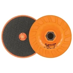 Walter Surface Technologies QUICK-STEPâ„¢ 07Q049 Backing Pad, 4-1/2 in Dia Pad, Hook and Loop Attachment