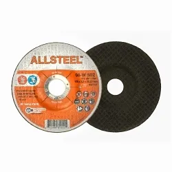 ALLSTEEL™ 08W502 Aggressive Grinding Wheel, 5 in Dia x 1/8 in THK, 7/8 in Center Hole