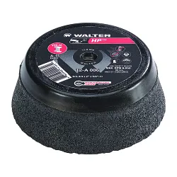 Walter Surface Technologies HP™ 12A006 Spin-On Cup Wheel, 6 in Dia, Aluminum Oxide/Silicon Carbide Abrasive