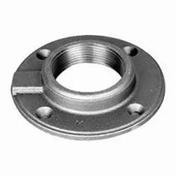 ASC Engineered Solutions 1B.BMFF Floor Flange, 1-1/4 in Nominal, Malleable Iron, Thread Connection, Domestic
