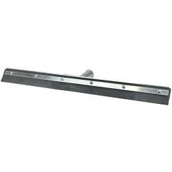 Weiler® 45507 455 Heavy Duty Floor Squeegee, 24 in L, Rubber Blade, Straight Blade Shape, 60 in L Handle
