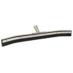 Weiler® 45510 455 Floor Squeegee, Heavy Duty Rubber Blade, Curved Blade Shape, 60 in L Handle