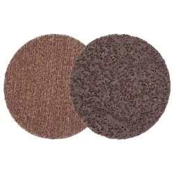 Weiler® 51514 Surface Conditioning Hook and Loop Disc, 4-1/2 in Dia Disc, Coarse Grade, Aluminum Oxide Abrasive