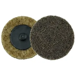 Weiler® 51532 General Purpose Non-Woven Abrasive Disc, 2 in Dia Disc, Coarse Grade, Aluminum Oxide Abrasive, Plastic Button Attachment