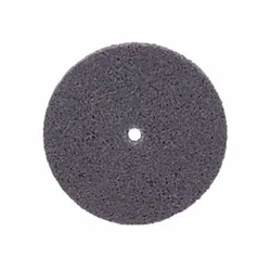 WeilerĀ® 55512 2 Series Non-Woven Unitized Wheel, 3 in Dia Wheel, 1/4 in Center Hole, 1/4 in W Face, Fine Grade, Aluminum Oxide Abrasive
