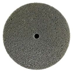 WeilerĀ® 54492 6 Series Non-Woven Unitized Wheel, 3 in Dia Wheel, 1/4 in Center Hole, 1/4 in W Face, Fine Grade, Aluminum Oxide Abrasive