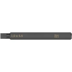 Wera® 05018141001 800 S Impact Slotted Bit, Slotted Point, 2-3/4 in OAL