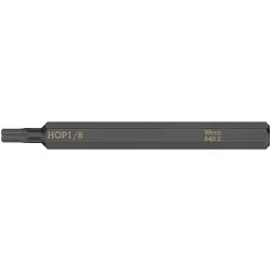 Wera® 05018154001 840 S Impact Hex Plus Bit, 1/8 in Point Hex Plus Point, 2-3/4 in OAL