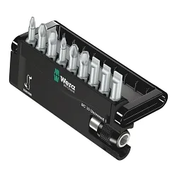 Wera® 05056161001 Bit-Check 10 Universal 1 Screwdriver Bit Set, 10 Pieces